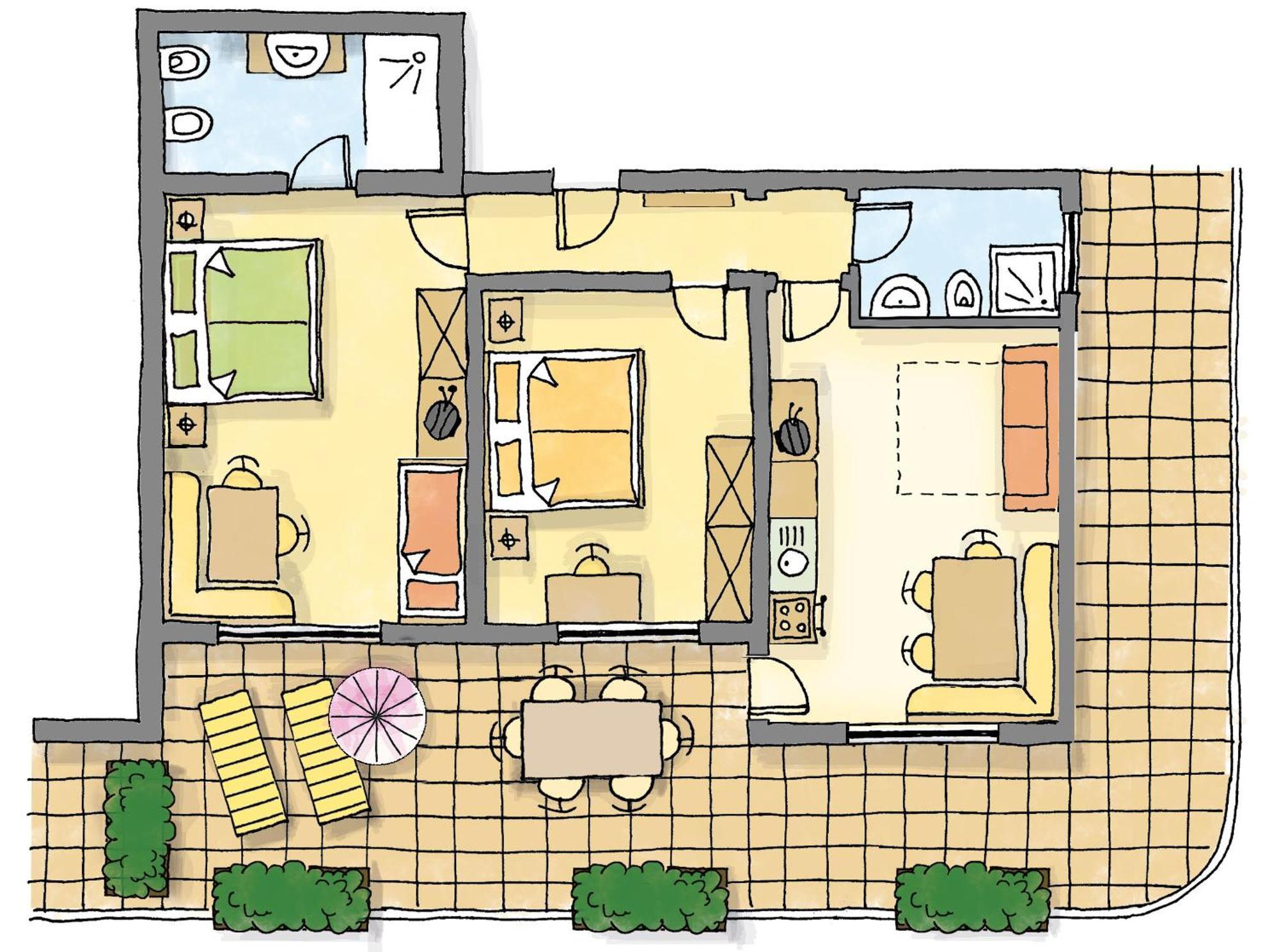 Appartements Kerschbaumer Feldthurns Pokoj fotografie